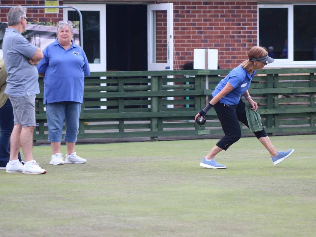 The crown green bowling section at Golborne Parkside