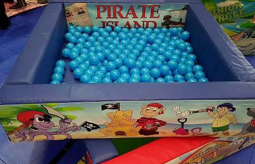 Blue ball pool